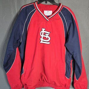 Vintage St Louis Cardinals MLB Embroidered baseball Pullover jumper Size XL